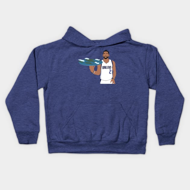 Kyrie Irving Flat Earth (Dallas) Kids Hoodie by rattraptees